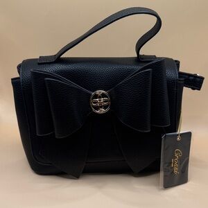 Grosci Black Bow Satchel for Women
